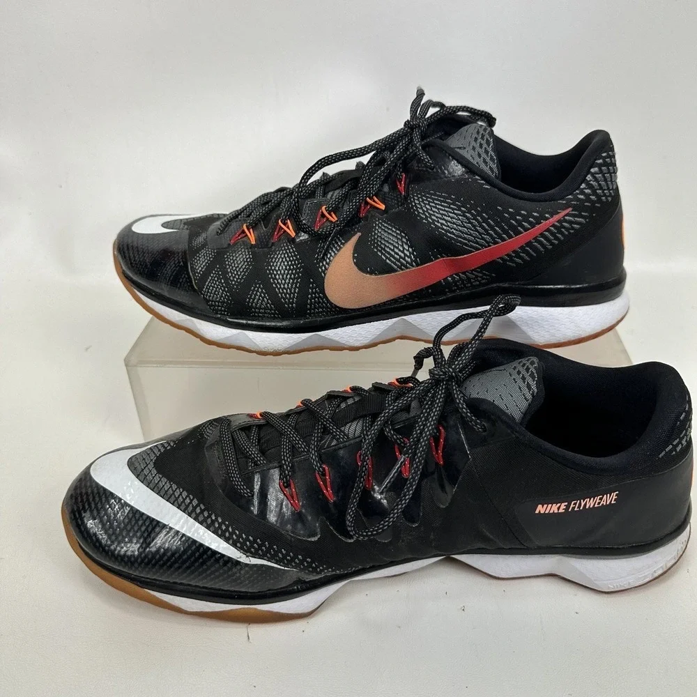 Nike CJ3 Flyweave Trainer Georgia Peach Sneaker  Men's Shoes‎ Size 14 725231-081
